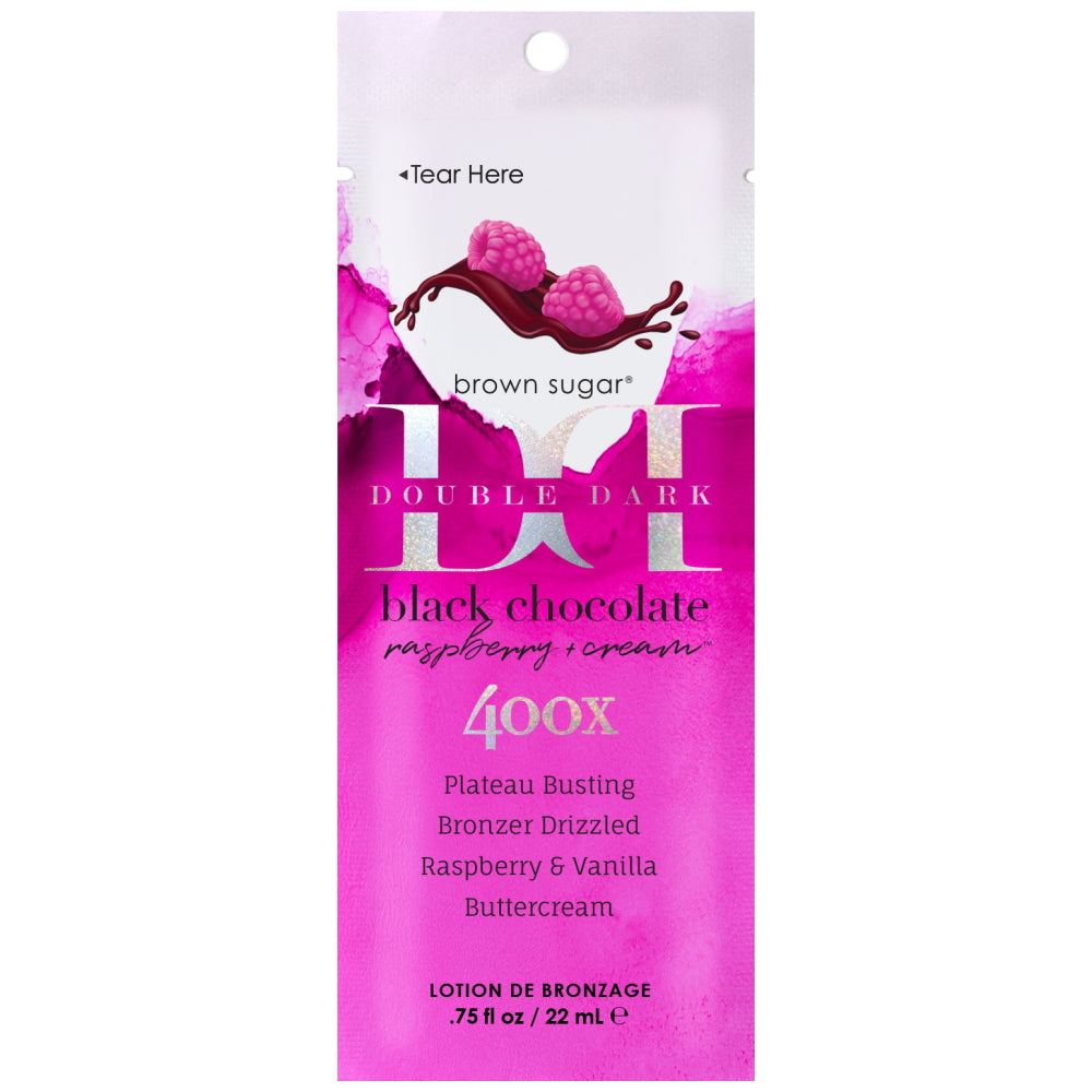 Tan Inc Double Dark Black Chocolate Raspberry Cream