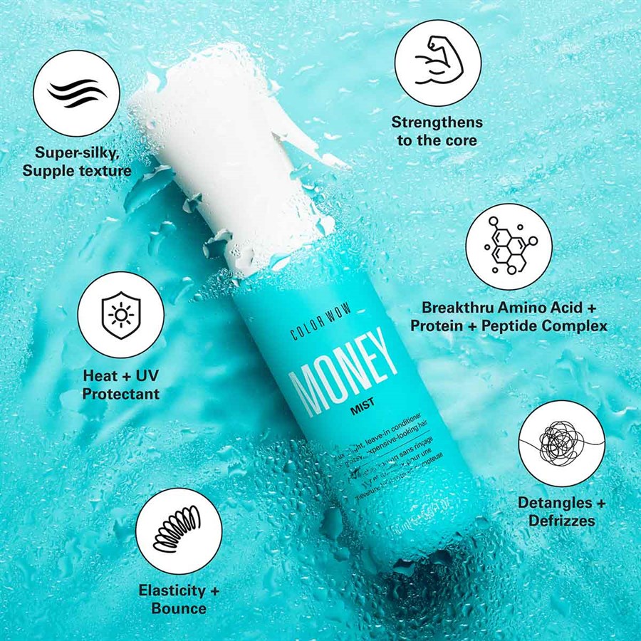 Color Wow Money Mist Leave-In Conditioner for Glossy, Expensive-looking Hair 150ml