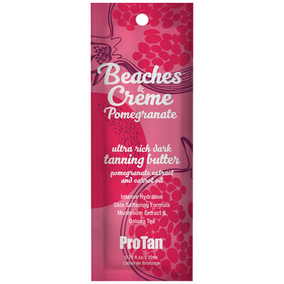 Pro Tan Beaches and Creme Pomegranate