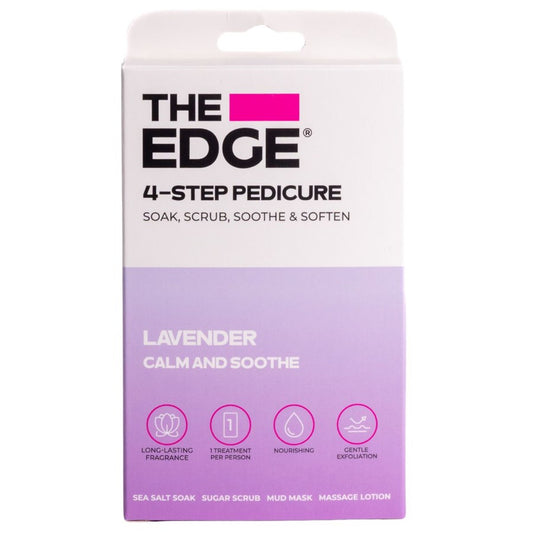 The Edge 4 Step Pedicure Pack - Lavender