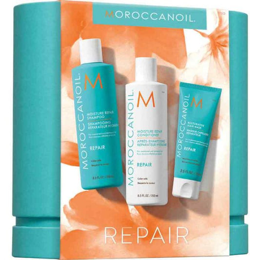 Moroccanoil Repair Shampoo, Conditioner & Restorative Hair Mask Set