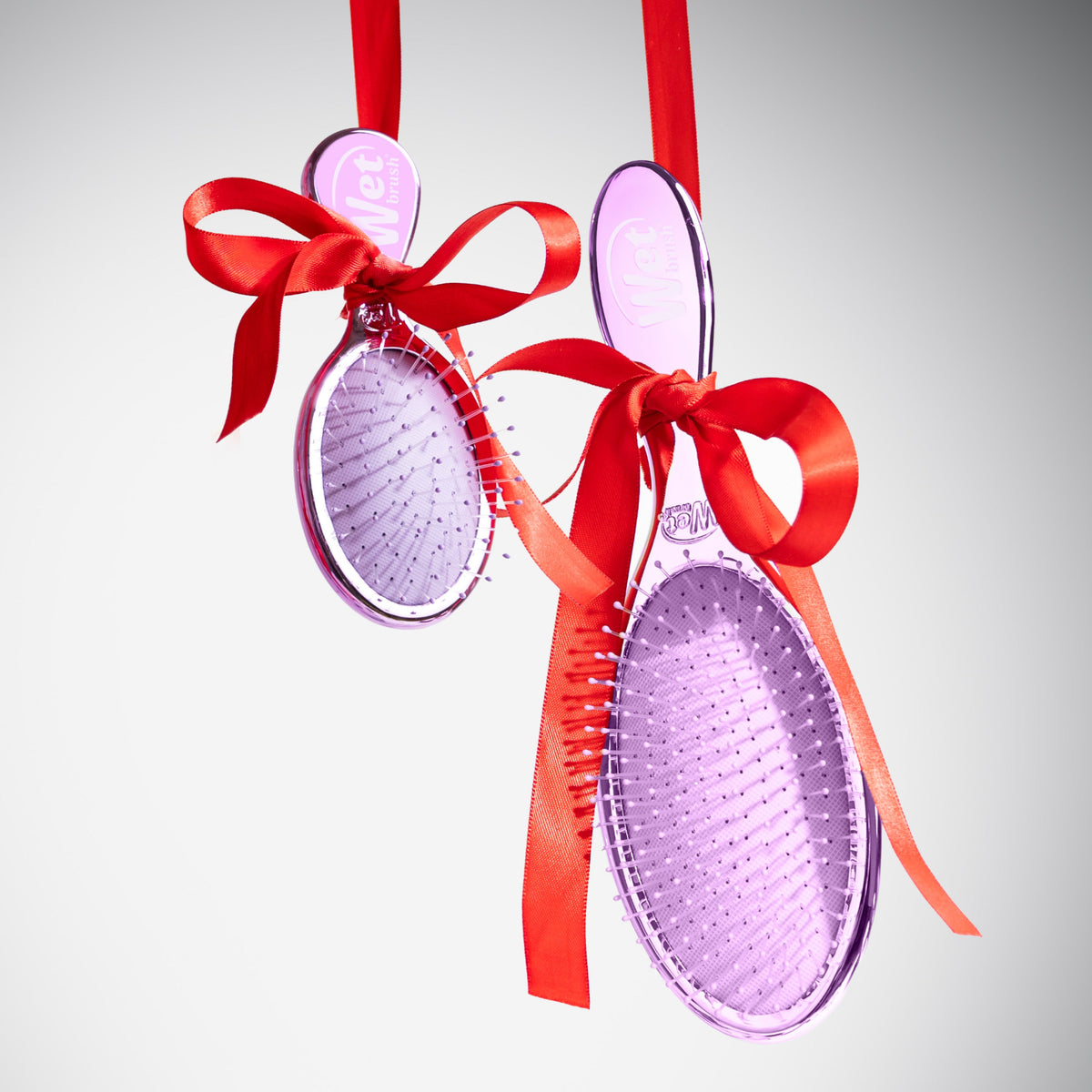 Wet Brush Festive Finish Original Detangler & Mini Detangler Gift Set - Purple
